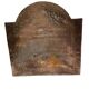 Cast iron fireplace plate