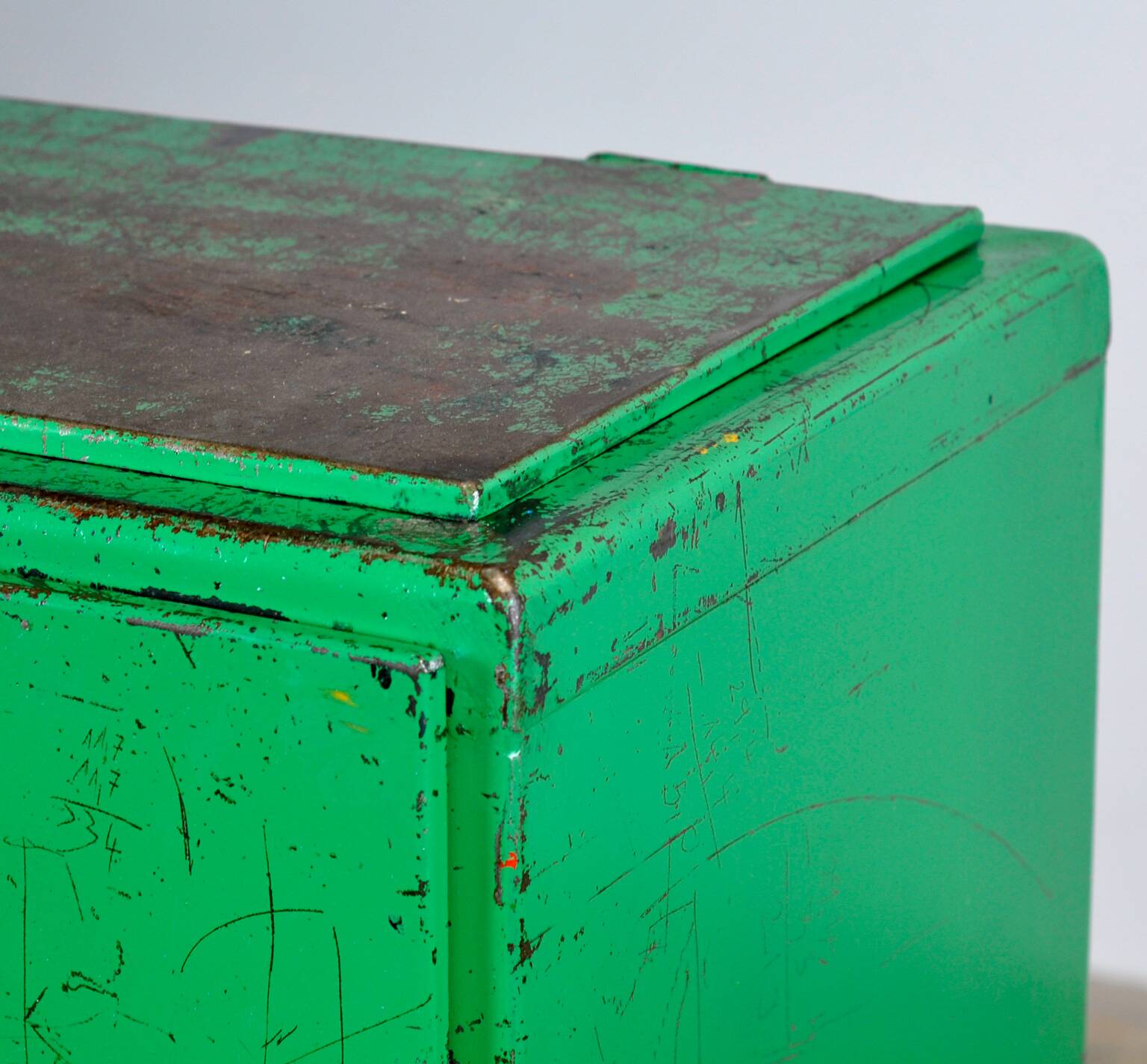 Industrial wrought iron cabinet, 1960s