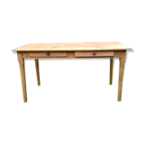 Old table in solid cherrywood 2 drawers