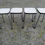 Set of four stools with Formica top