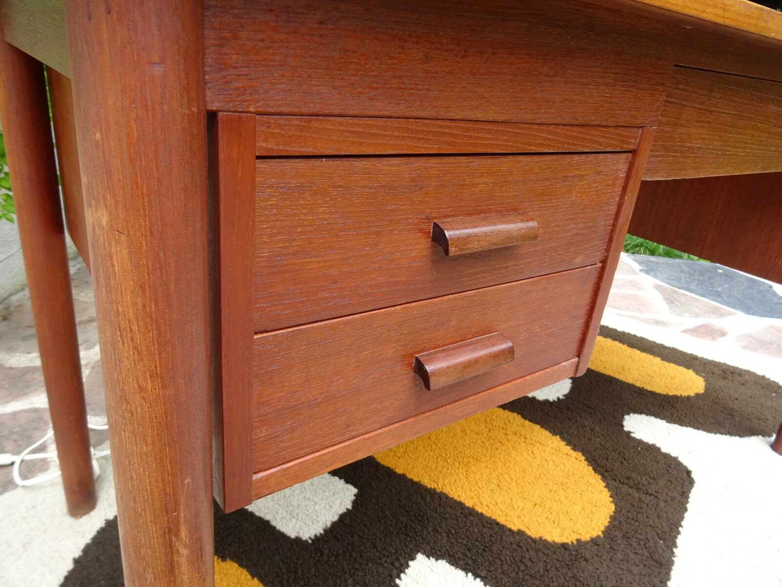 Scandinavian teak desk