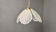 Vintage Italian glass and brass chandelier, 1970s
