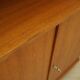 Teak corner display cabinet, Denmark, 1960s
