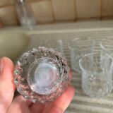 Set of 6 crystal whiskey glasses