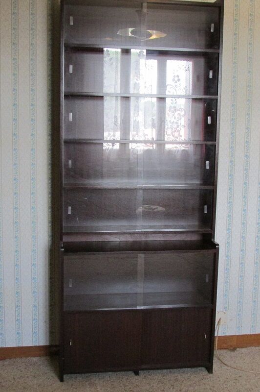 Scandinavian style angle bookcase, modular, 1970s