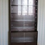 Scandinavian style angle bookcase, modular, 1970s