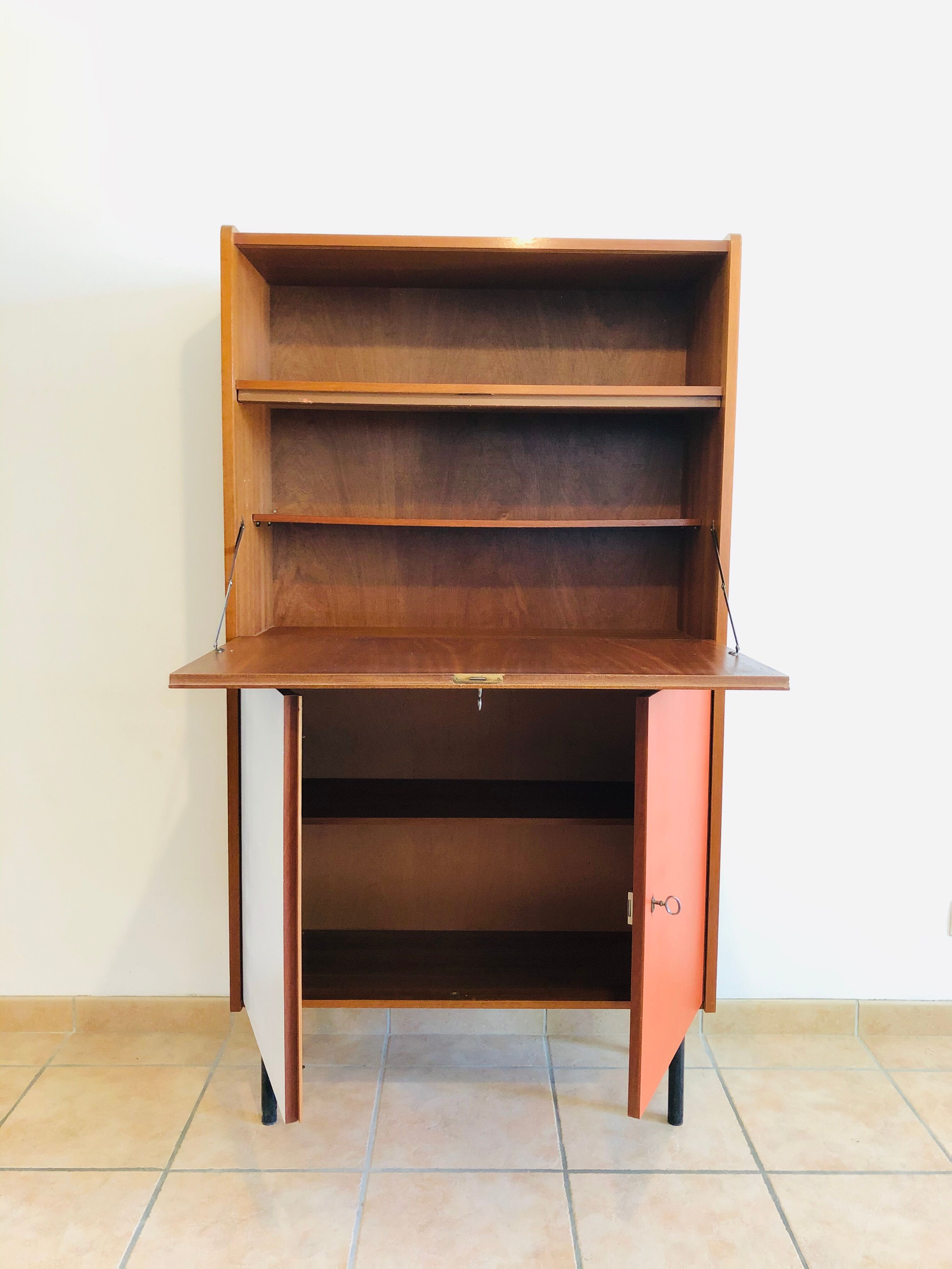 Vintage teak secretary 1960