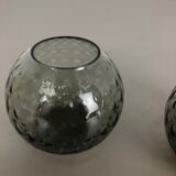 Vintage 1960s Set of 2 Turmalin Vases by Wilhelm Wagenfeld for WMF attrib., Germany BAUHAUS