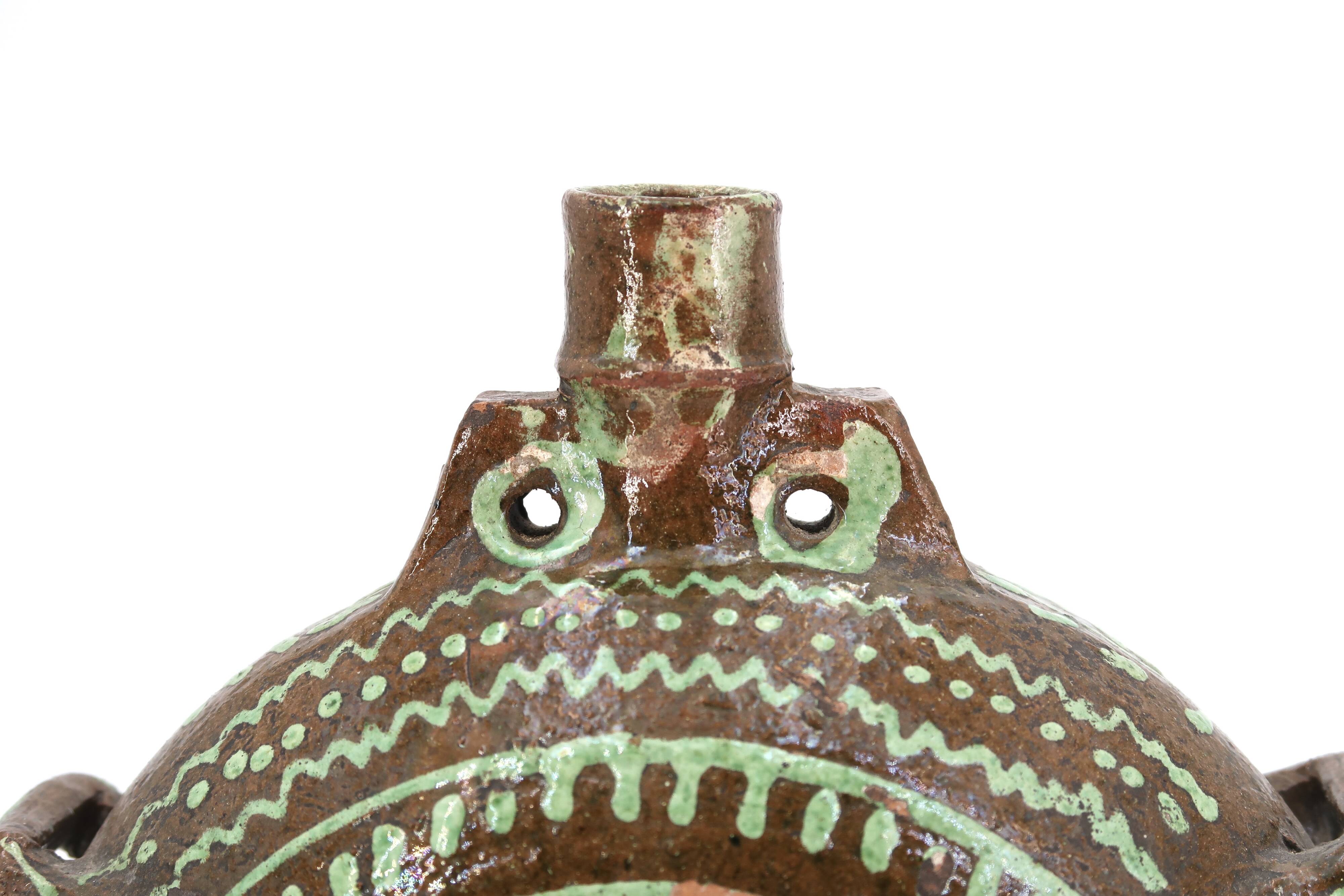 Popular Art shepherd's toad gourd in terracotta