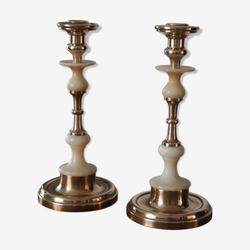 Brass candlestick