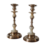 Brass candlestick