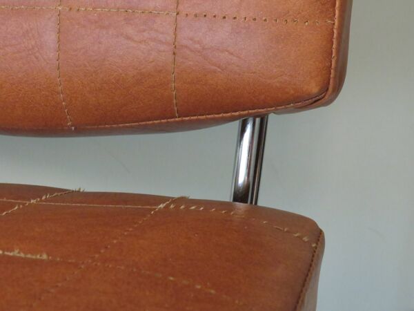 Chaise d'appoint modèle 'Conseil' dessinée par Pierre Guariche pour Meurop Belgique 1960