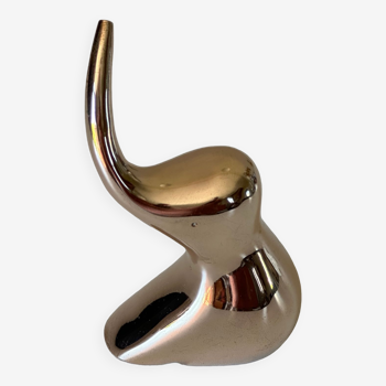 Éléphant bronze par Alain cantarel design vintage Annees 70