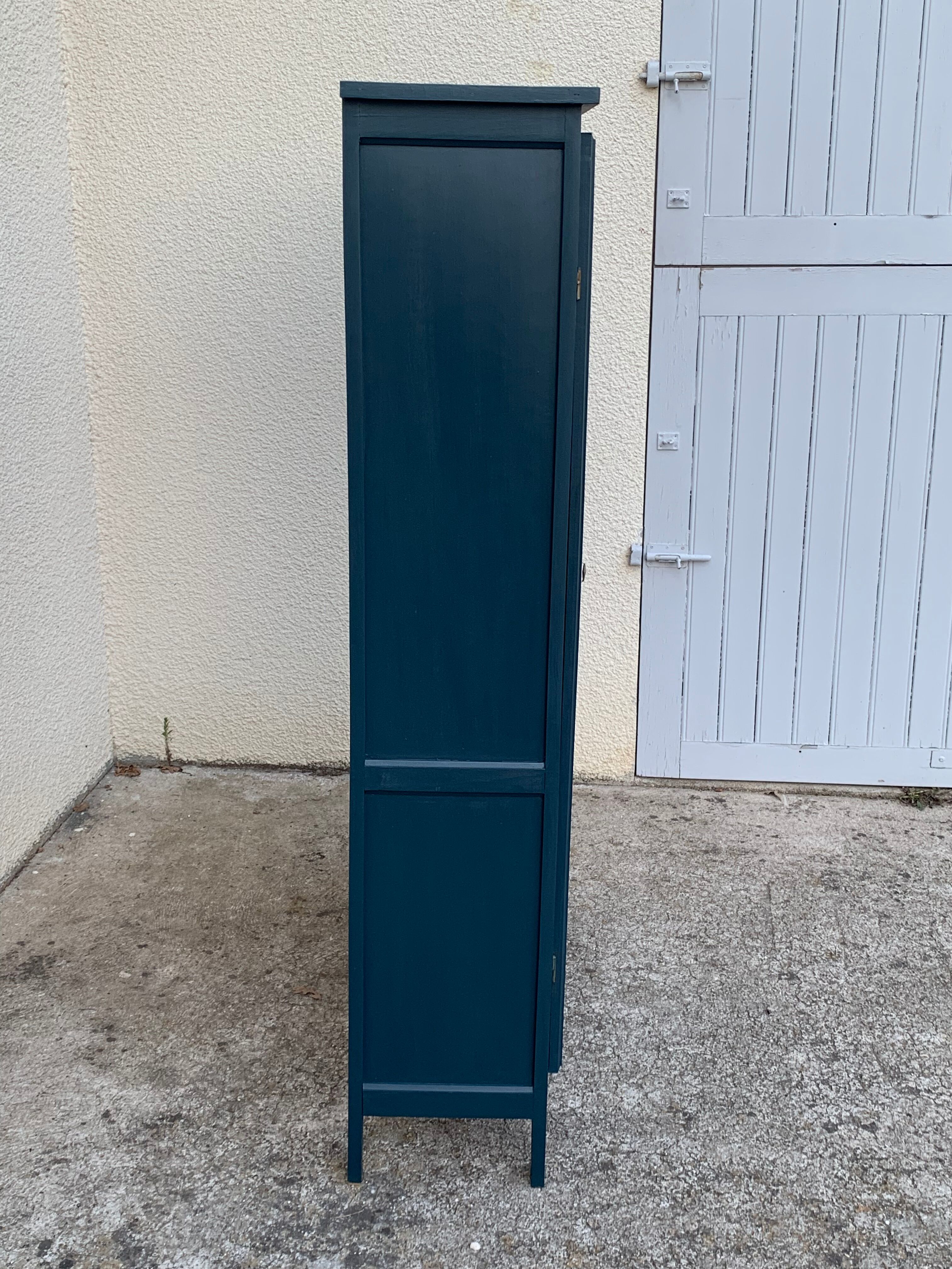 Parisian glass wardrobe vintage 1950