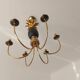 Pineapple chandelier from the 70'S in brass