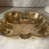 Solid brass cigar ashtray
