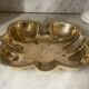 Solid brass cigar ashtray