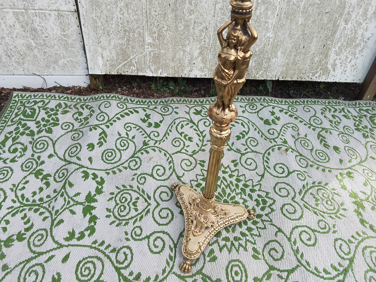Portemanteau en laiton et bronze