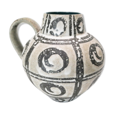 Vase Carstens années 1960's Fat lave décor abstraitpar Heinz Siery