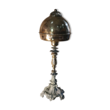 lamp, modernism, bronze, brass, metal, art nouveau 47x15 elec ok