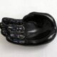 Empty pocket dish Hand 1980s in black earthenware