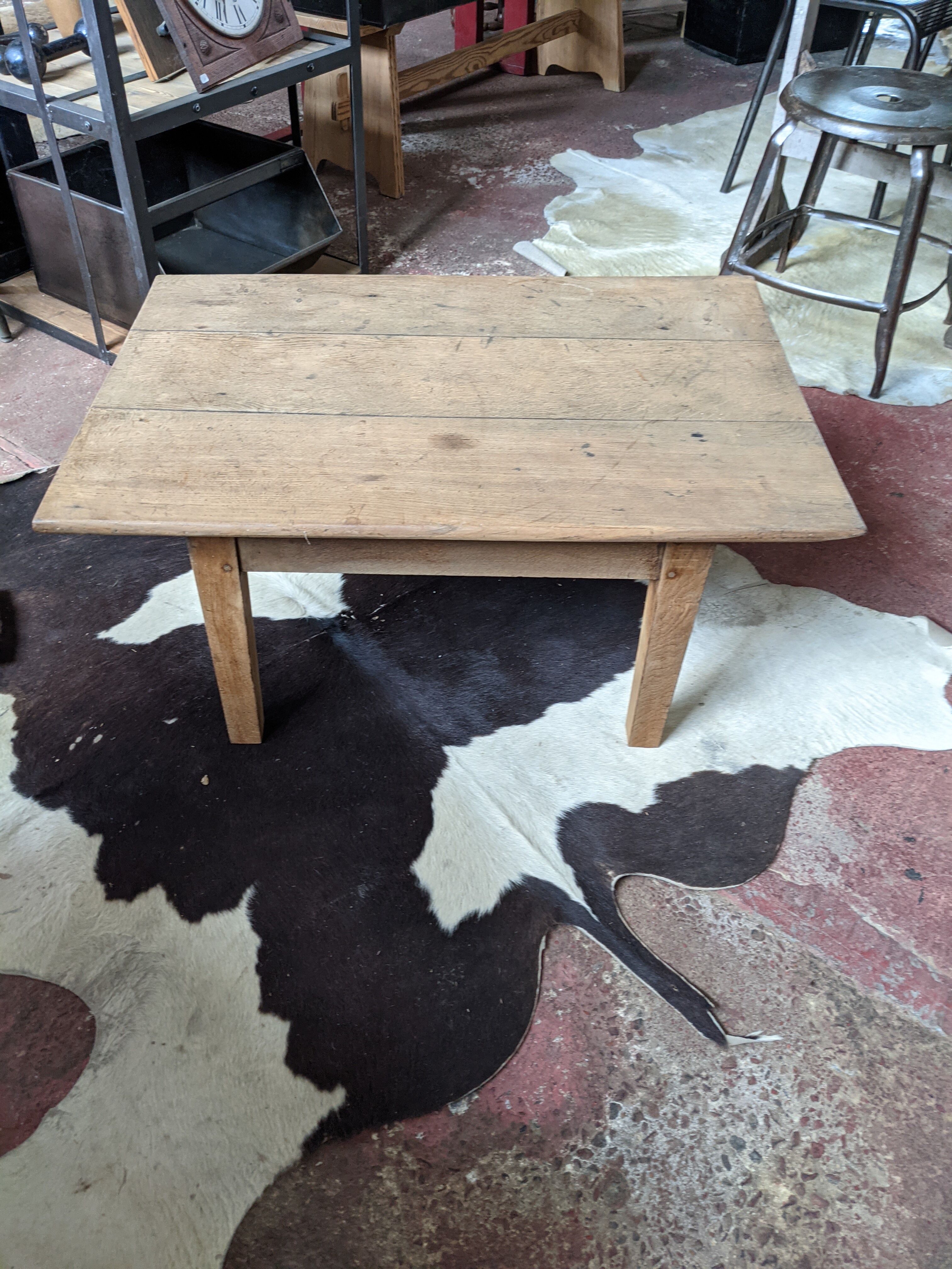Oak coffee table