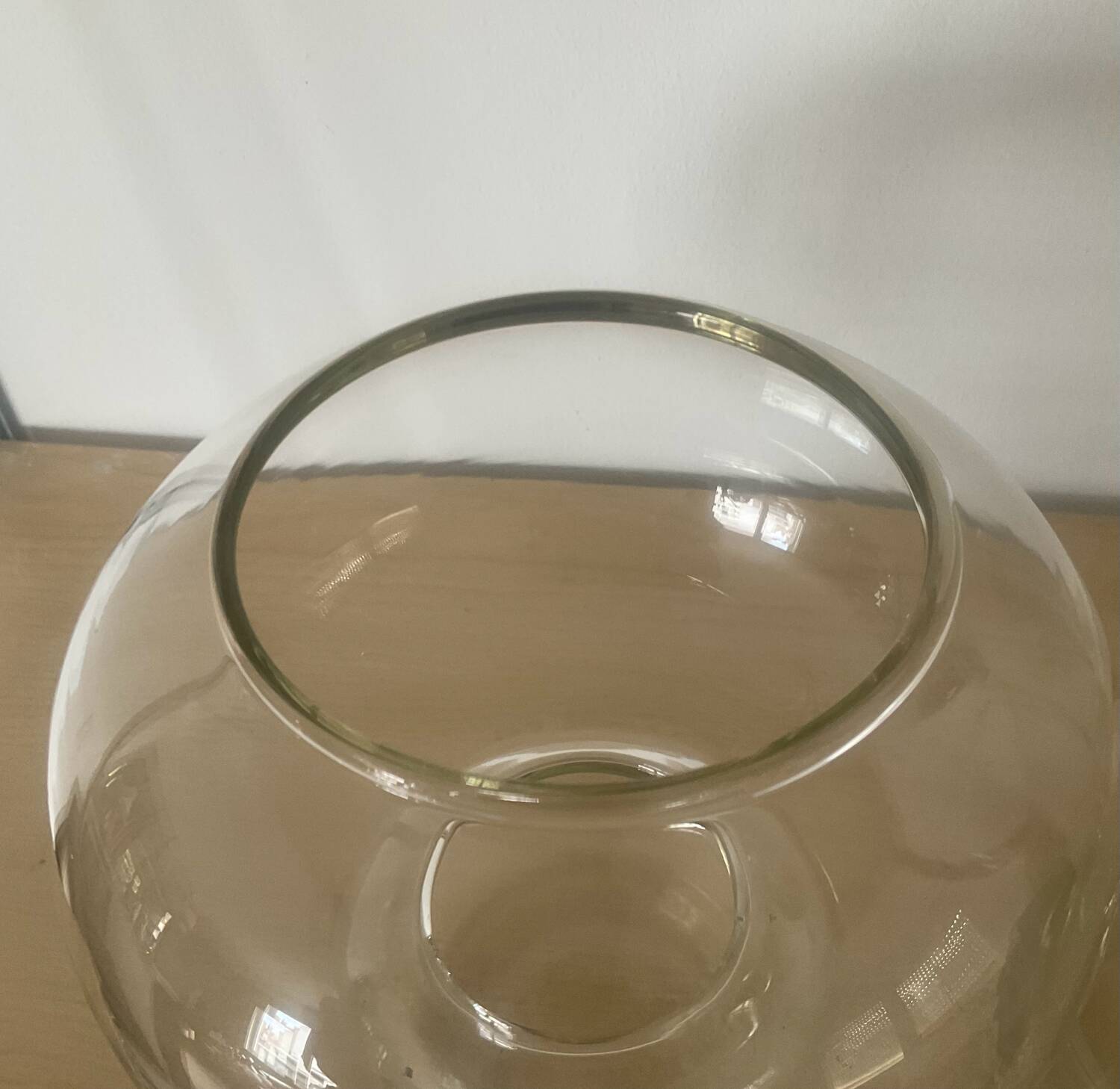 Pair of vintage glass vases