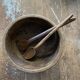 Wooden salad bowl