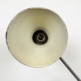 Large Grey Industrial Workshop Table Lamp, 1960s