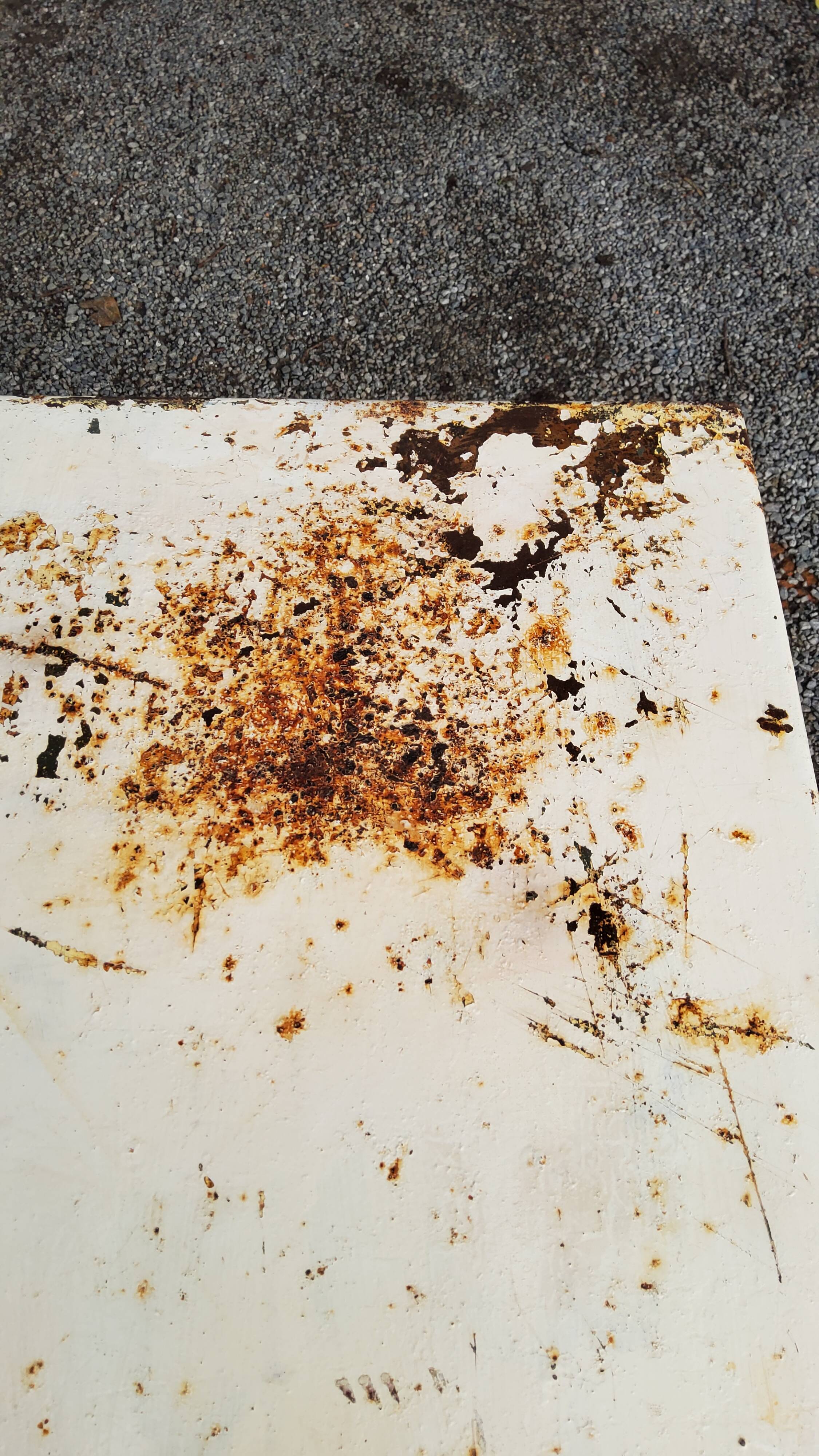 Industrial metal workshop table