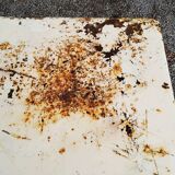 Industrial metal workshop table