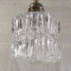 Vintage globe table lamp in glass - mid 20th century.