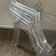 Ensemble Philippe Starck Kartell table à manger Top Top et 2 fauteuils Louis Ghost