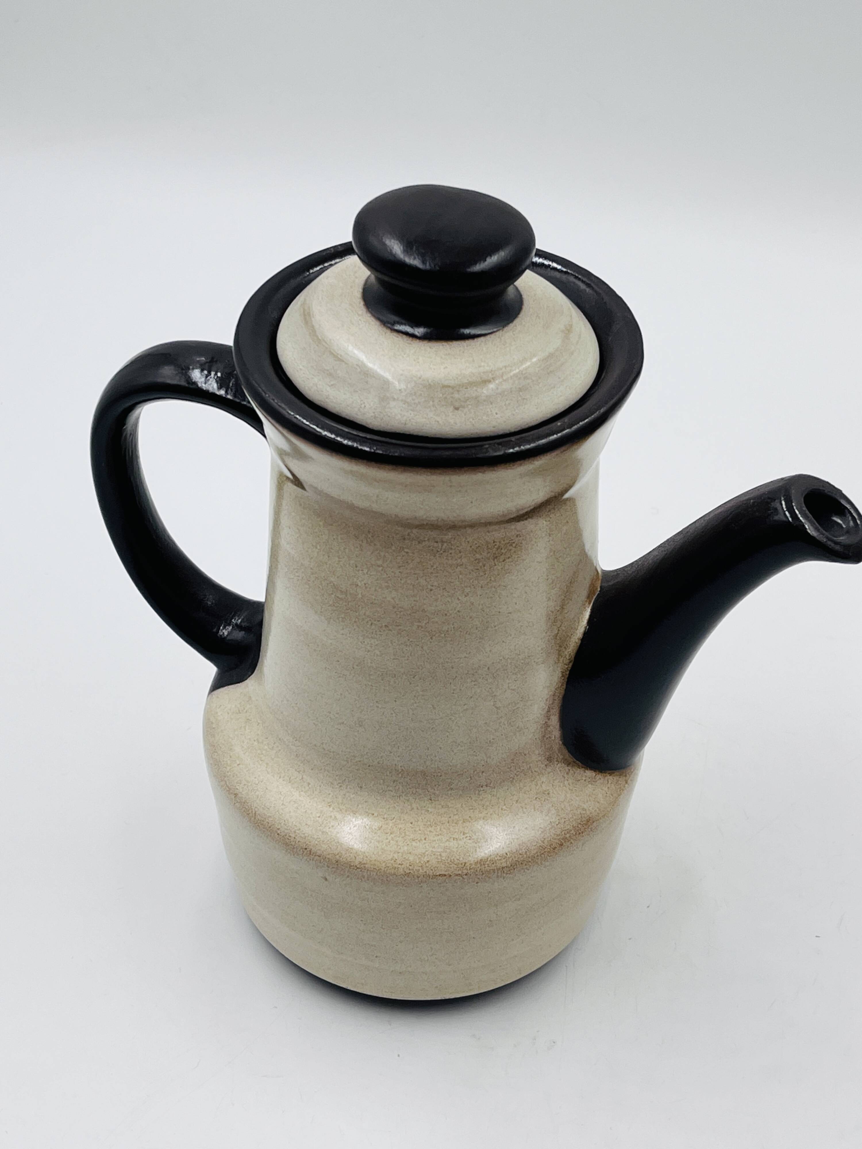 Vintage tableware service from West Germany from the 1970s.