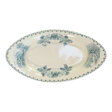 Oval faience ravier terre de fer bocage nº2