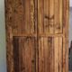 Old Parisian wooden linen wardrobe