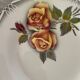6 Digoin Sarreguemines Adele dinner plates 1940s 1950s