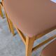 Set of 4 Vintage Branko Ursic Dining Chair: 1970s Scandinavian Wood & Brown