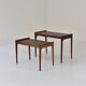 Set of two rosewood nesting tabes from Denmark, 1950’s