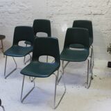 Set of 6 vintage chairs by Marko Netherlands 1970