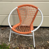 Fauteuil vintage enfant scoubidou