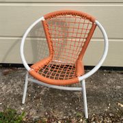 Fauteuil vintage enfant scoubidou
