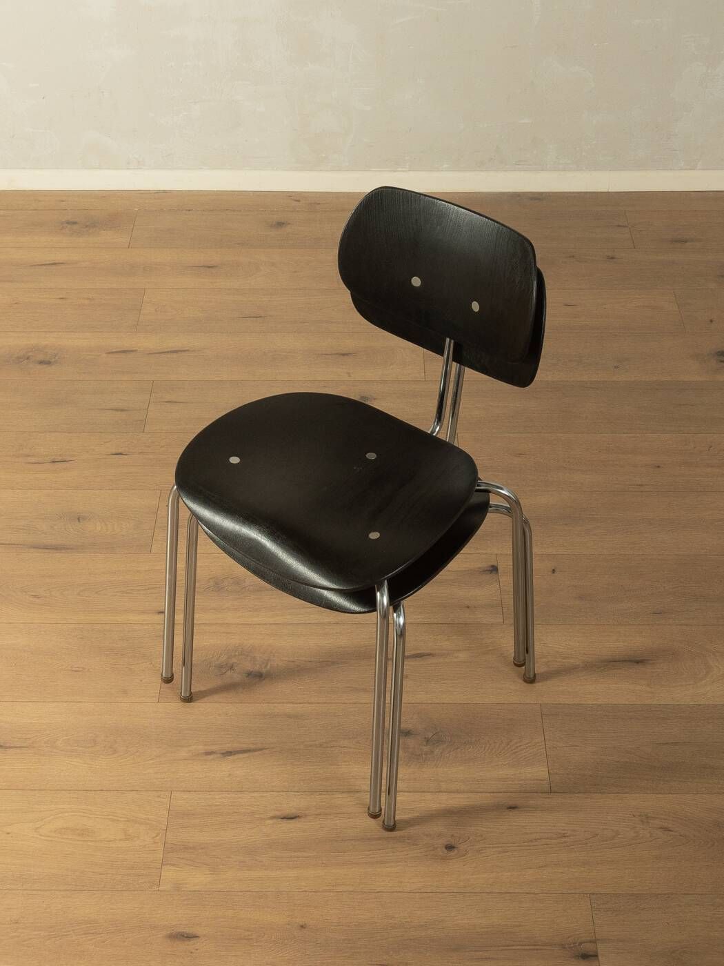 Set of 2 classic SE 68 dining chairs from the 1950s by Egon Eiermann for Wilde & Spieth