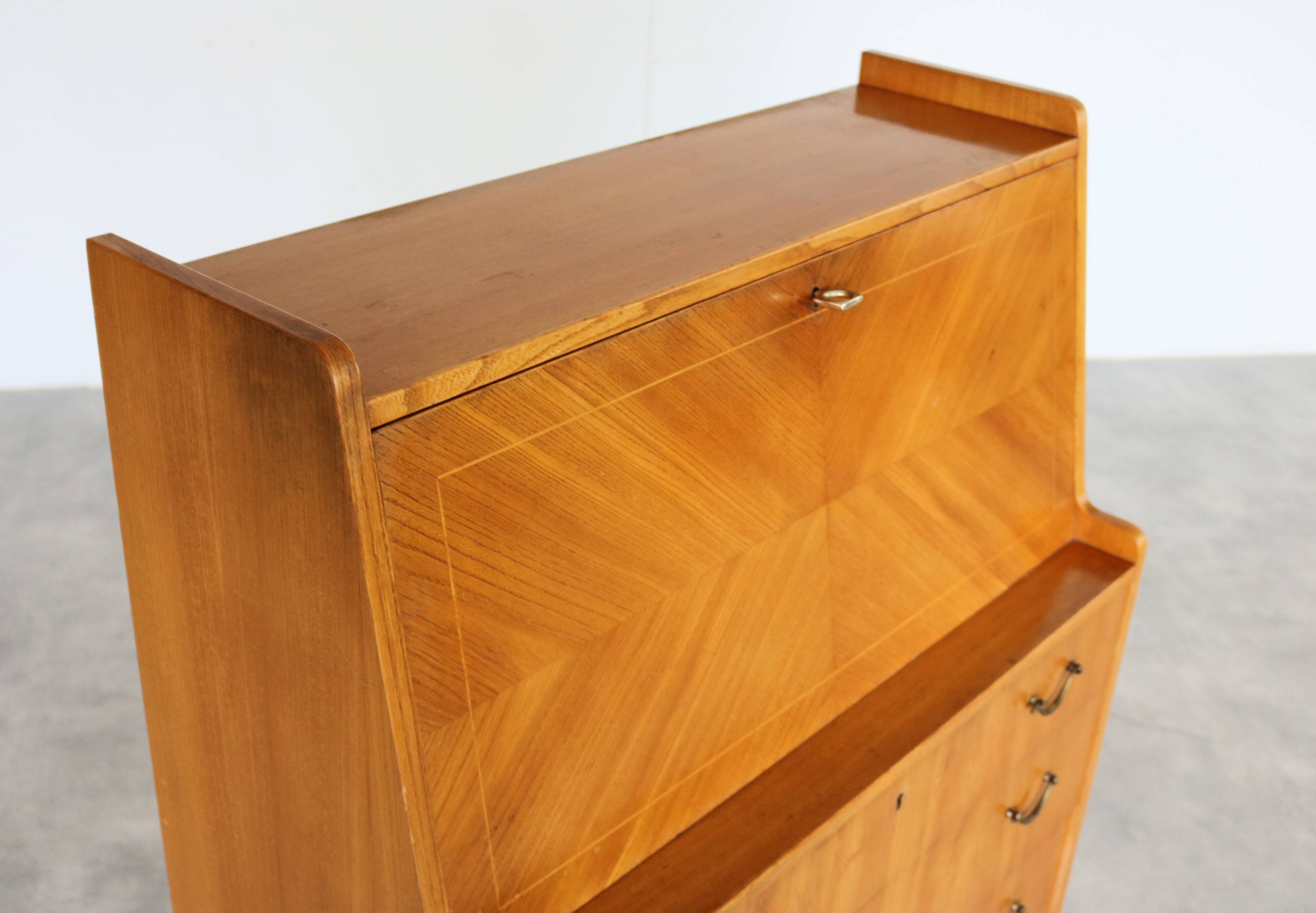 vintage secretary | desk | cupboard | Swedish
