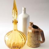 Pinched sandstone pitcher