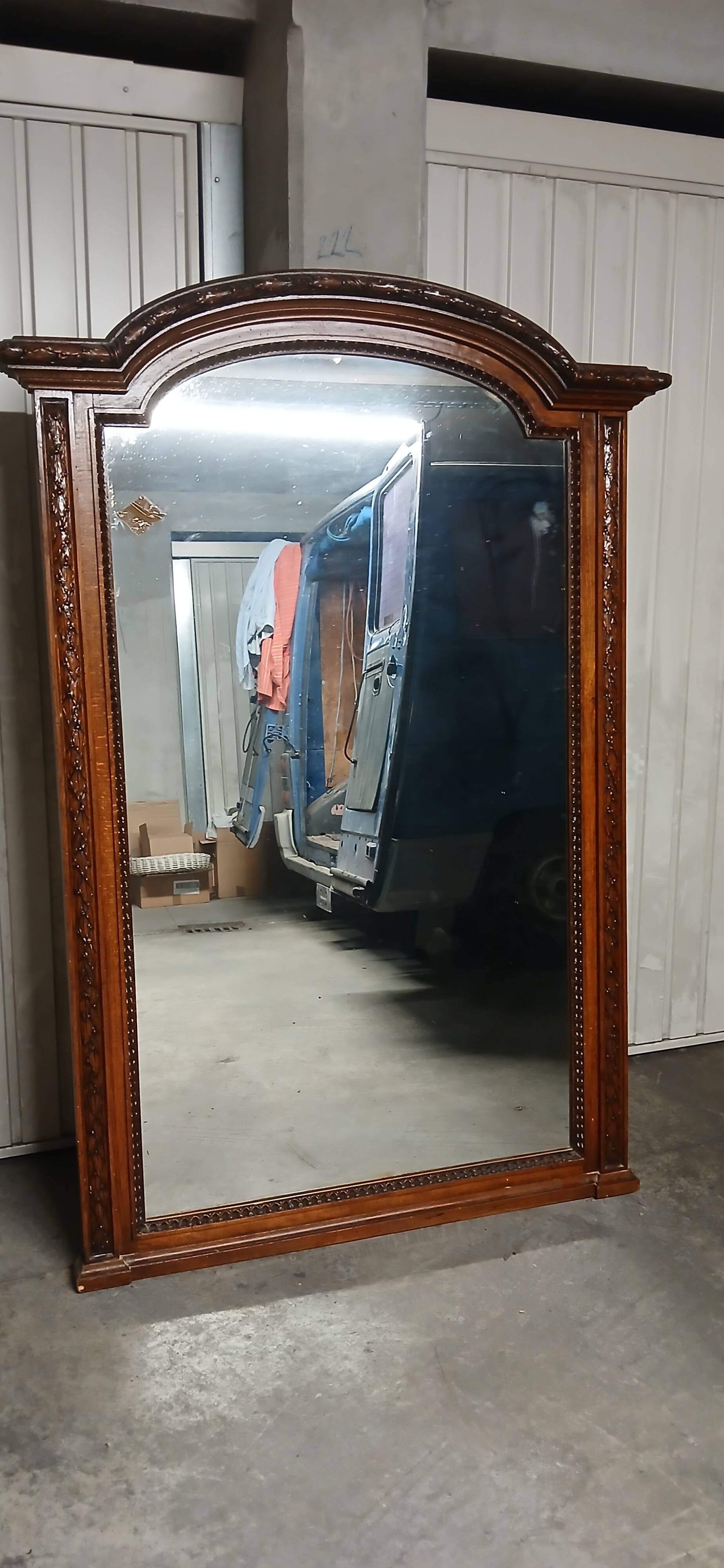 Miroir de commode ancien