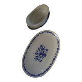 Oval Bavarian porcelain dish - 1960s