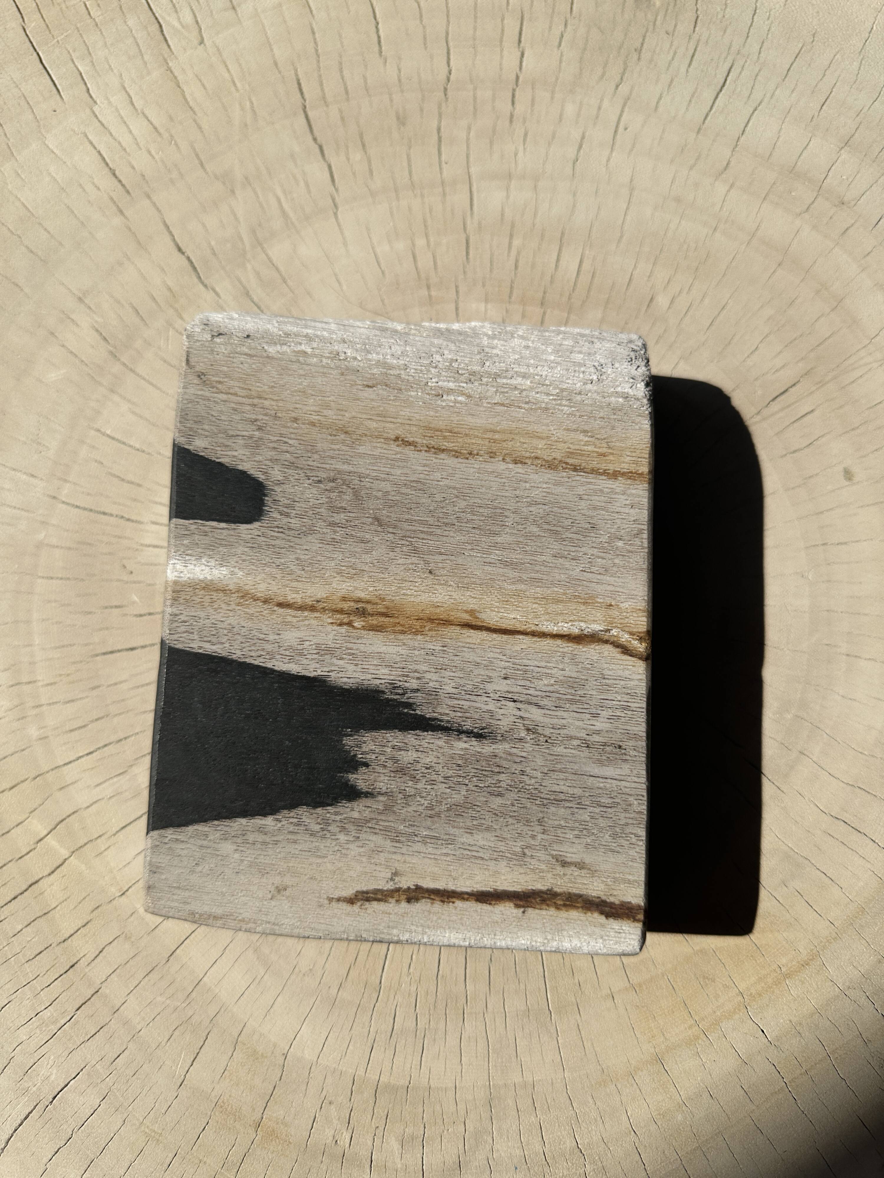 Petrified wood pocket emptier
