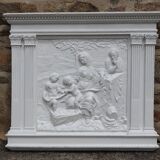 Bas-relief in plaster
