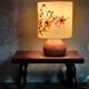 Lampe de chevet en bois vintage